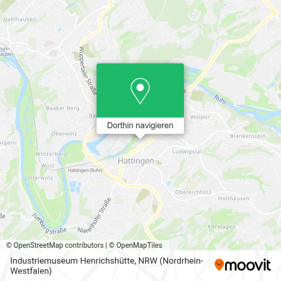 Industriemuseum Henrichshütte Karte