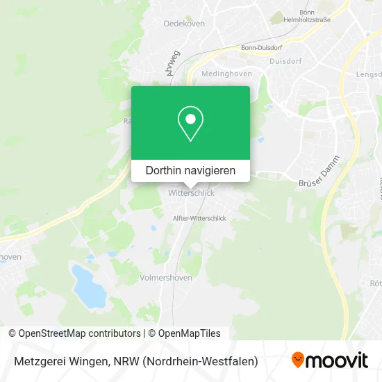 Metzgerei Wingen Karte