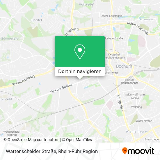 Wattenscheider Straße Karte
