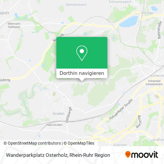 Wanderparkplatz Osterholz Karte