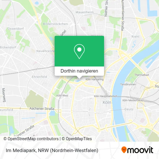 Im Mediapark Karte