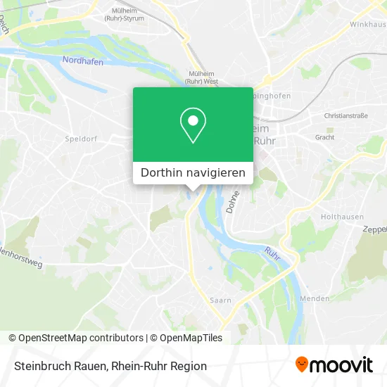 Steinbruch Rauen Karte