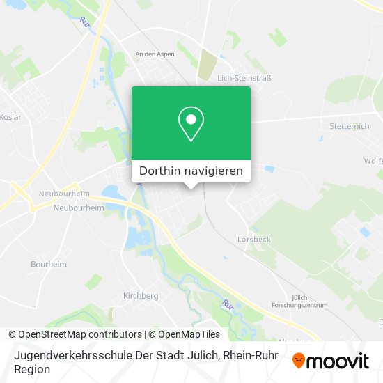 Jugendverkehrsschule Der Stadt Jülich Karte