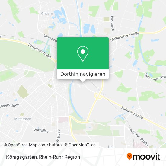 Königsgarten Karte