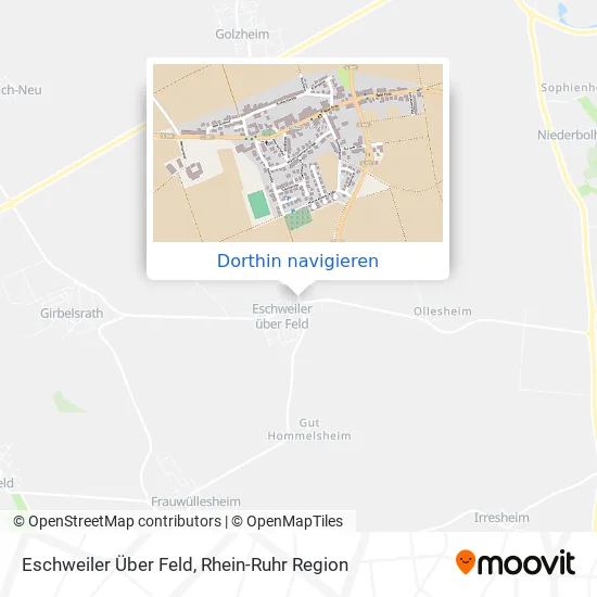 Eschweiler Über Feld Karte