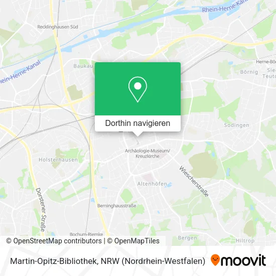 Martin-Opitz-Bibliothek Karte