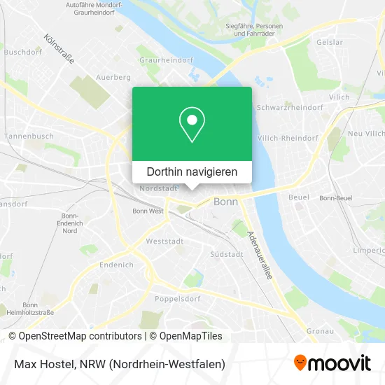 Max Hostel Karte