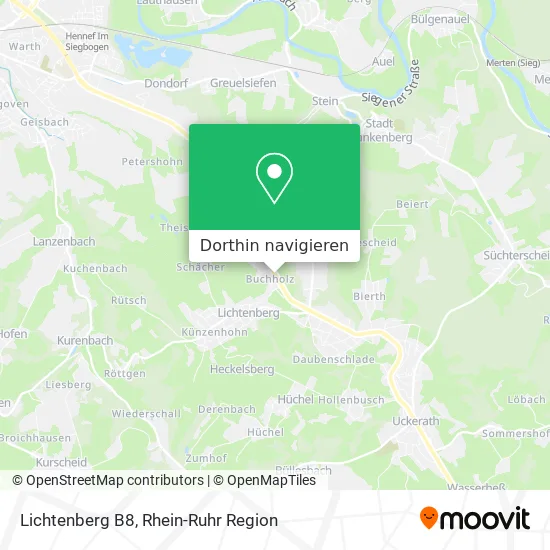 Lichtenberg B8 Karte