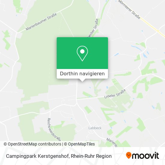 Campingpark Kerstgenshof Karte