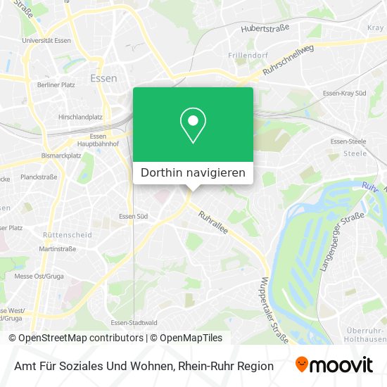Amt Für Soziales Und Wohnen Karte