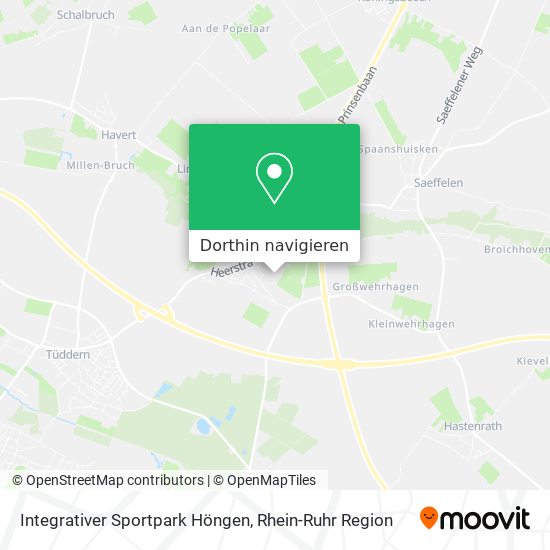 Integrativer Sportpark Höngen Karte