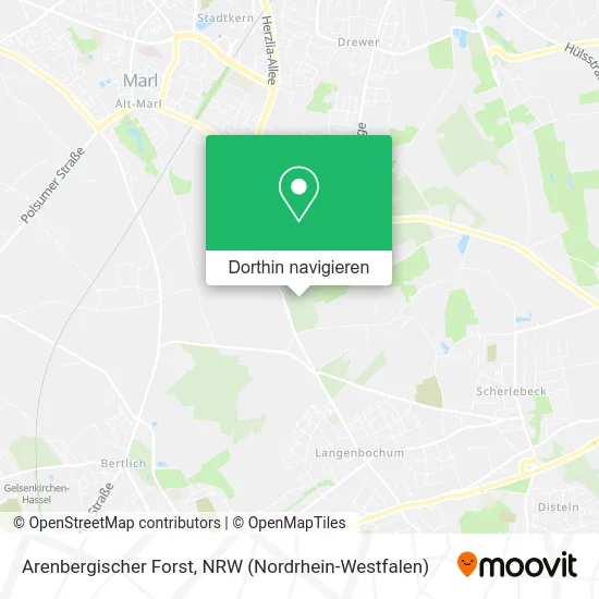 Arenbergischer Forst Karte