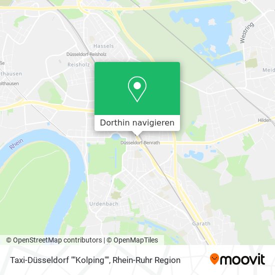 Taxi-Düsseldorf ""Kolping"" Karte