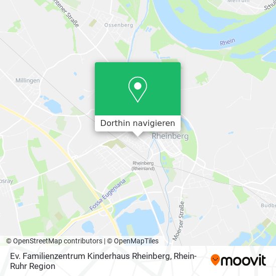 Ev. Familienzentrum Kinderhaus Rheinberg Karte