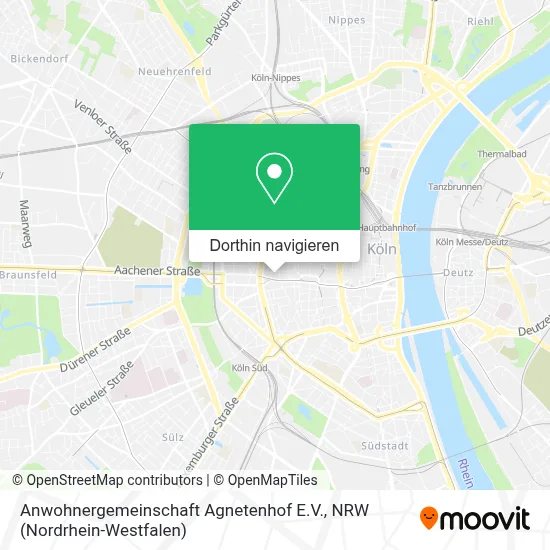 Anwohnergemeinschaft Agnetenhof E.V. Karte