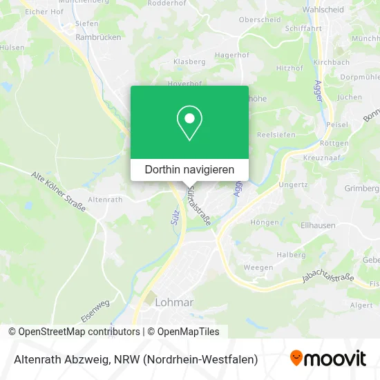 Altenrath Abzweig Karte