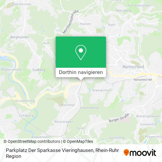 Parkplatz Der Sparkasse Vieringhausen Karte