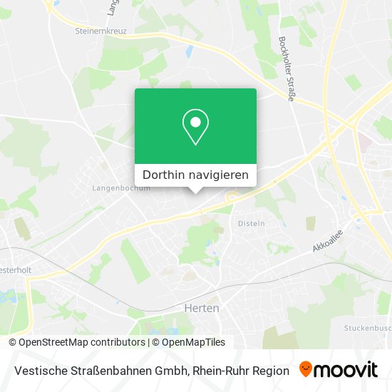 Vestische Straßenbahnen Gmbh Karte