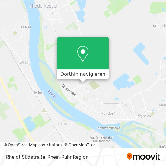 Rheidt Südstraße Karte