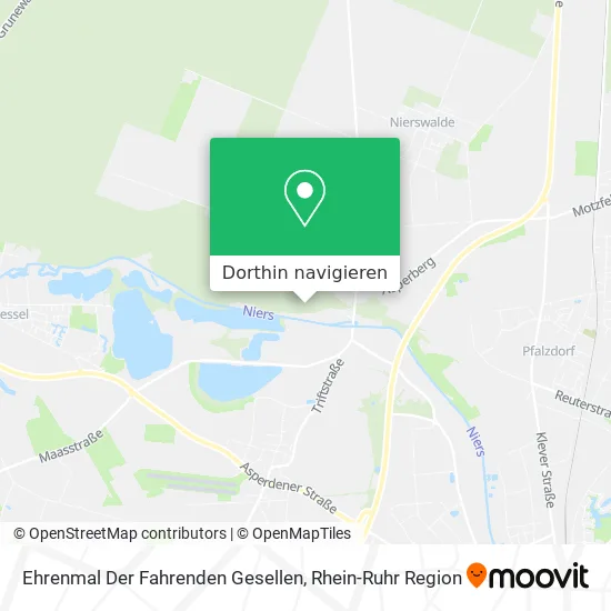 Ehrenmal Der Fahrenden Gesellen Karte