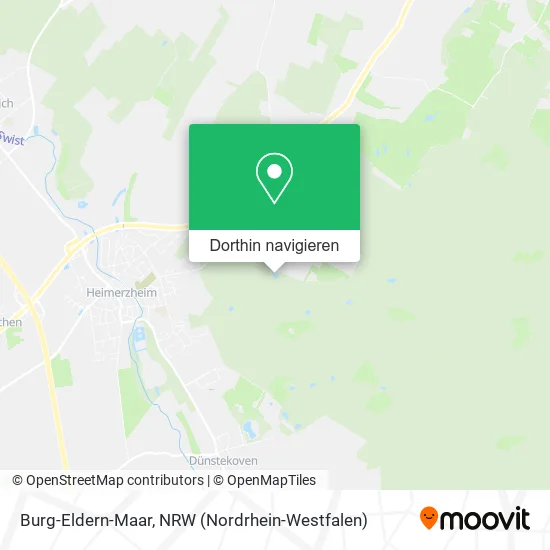 Burg-Eldern-Maar Karte