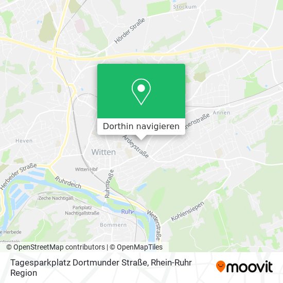 Tagesparkplatz Dortmunder Straße Karte