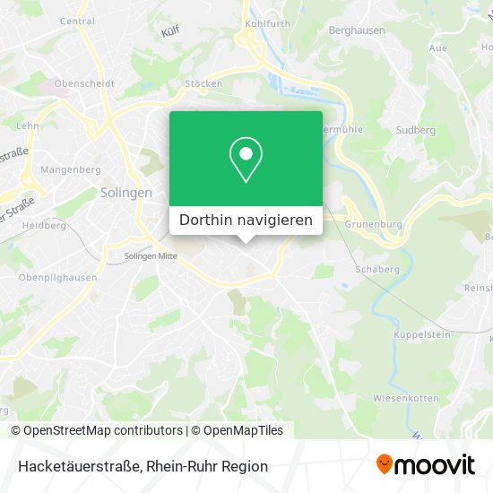 Hacketäuerstraße Karte