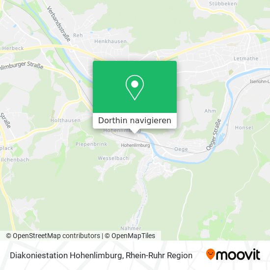Diakoniestation Hohenlimburg Karte