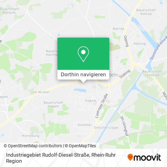 Industriegebiet Rudolf-Diesel-Straße Karte