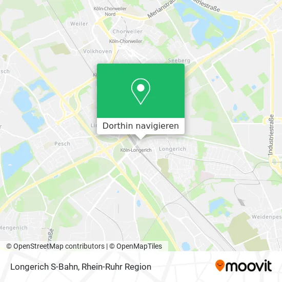 Longerich S-Bahn Karte