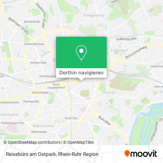 Reisebüro am Ostpark Karte