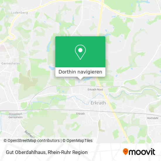 Gut Oberdahlhaus Karte