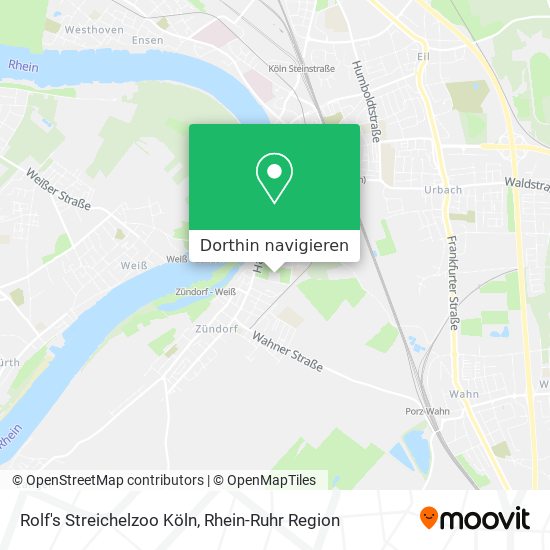 Rolf's Streichelzoo Köln Karte