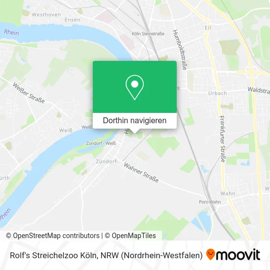 Rolf's Streichelzoo Köln Karte