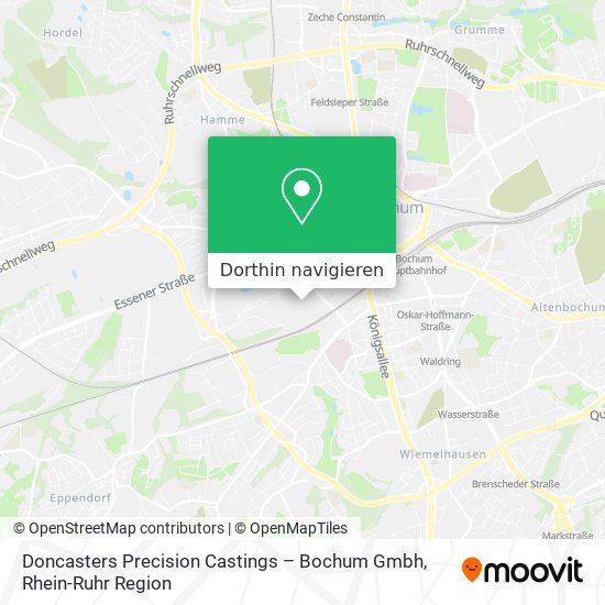 Doncasters Precision Castings – Bochum Gmbh Karte