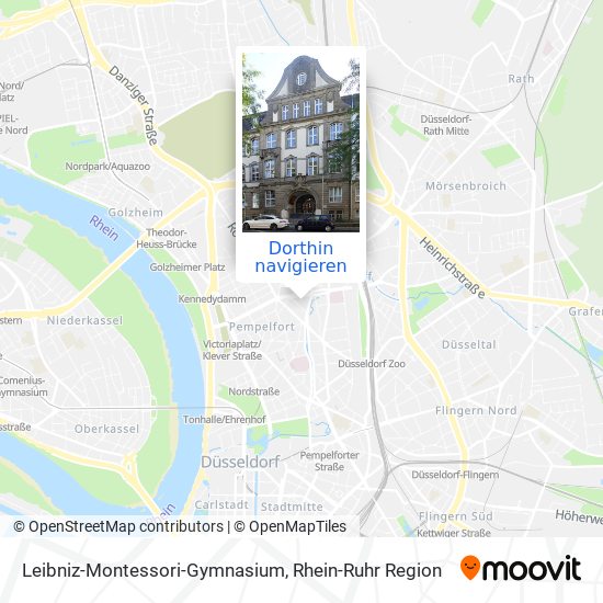 Leibniz-Montessori-Gymnasium Karte