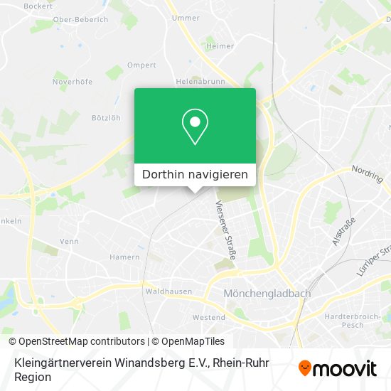Kleingärtnerverein Winandsberg E.V. Karte
