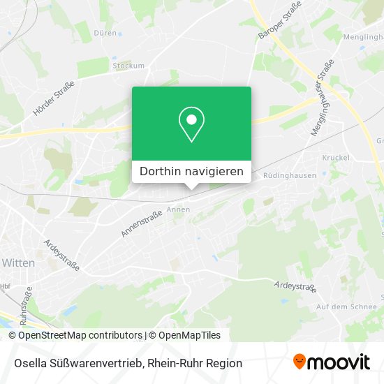 Osella Süßwarenvertrieb Karte