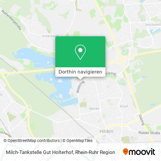 Milch-Tankstelle Gut Holterhof Karte