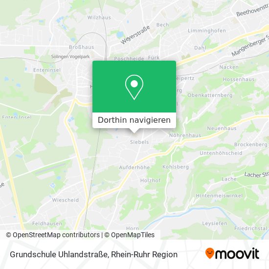 Grundschule Uhlandstraße Karte