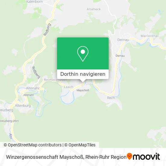 Winzergenossenschaft Mayschoß Karte