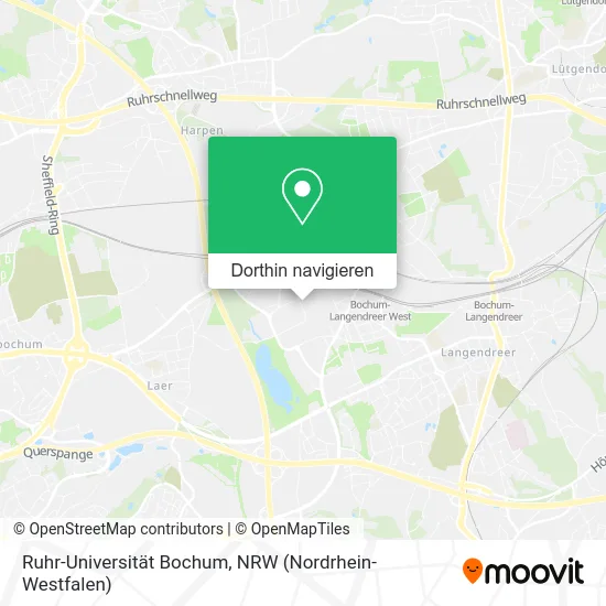 Ruhr-Universität Bochum Karte