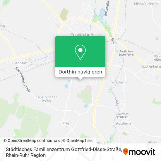 Städtisches Familienzentrum Gottfried-Disse-Straße Karte