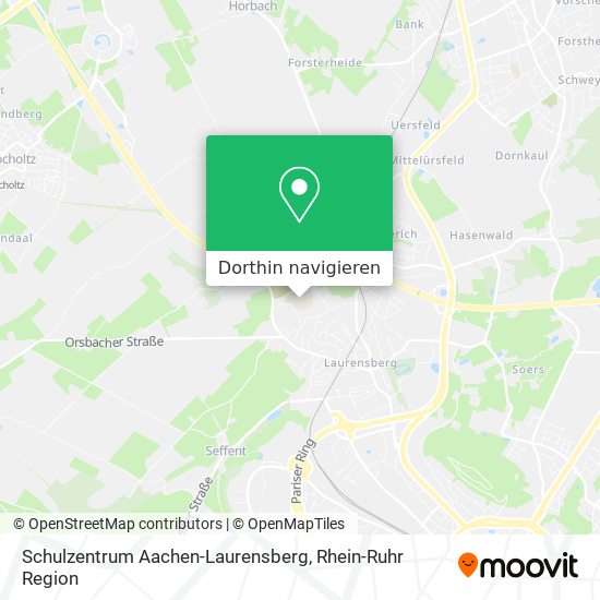 Schulzentrum Aachen-Laurensberg Karte
