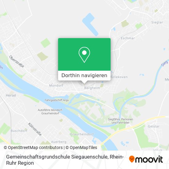 Gemeinschaftsgrundschule Siegauenschule Karte
