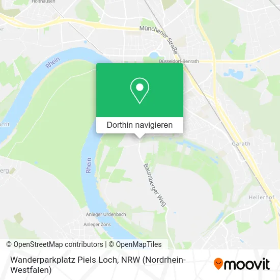 Wanderparkplatz Piels Loch Karte