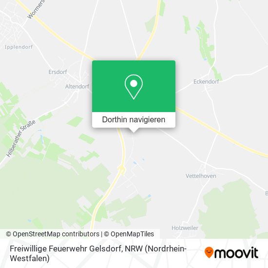 Freiwillige Feuerwehr Gelsdorf Karte