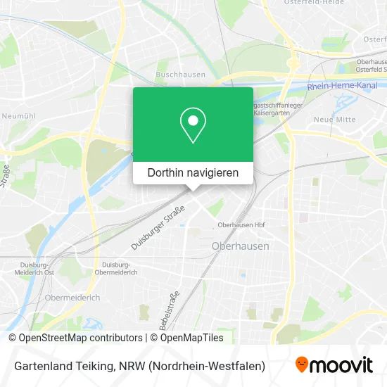 Gartenland Teiking Karte