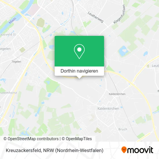 Kreuzackersfeld Karte