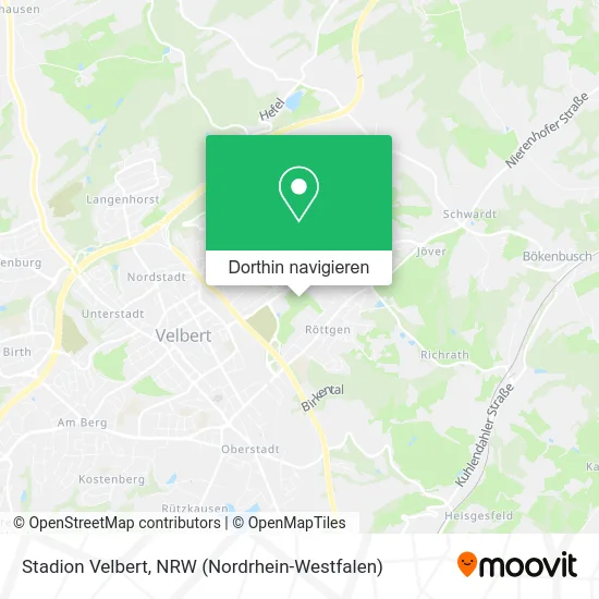 Stadion Velbert Karte